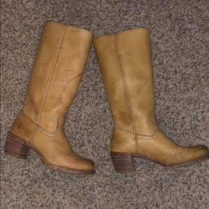 Yellow Frye boots